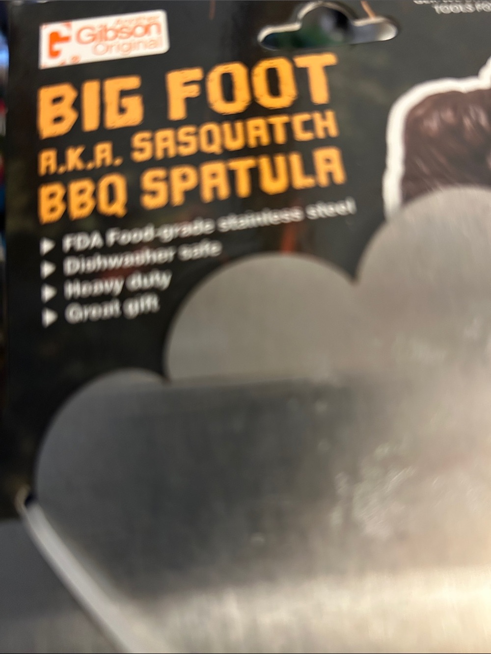 BBQ spatula Outdoor Tool Big Foot extra large Footprint shaped Spatula